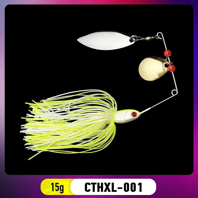 Bazooka Spinnerbait 30+ colors/ variants  13g 18g Fishing Lure, Metal Buzzbait Swimbait For Bass, Pike