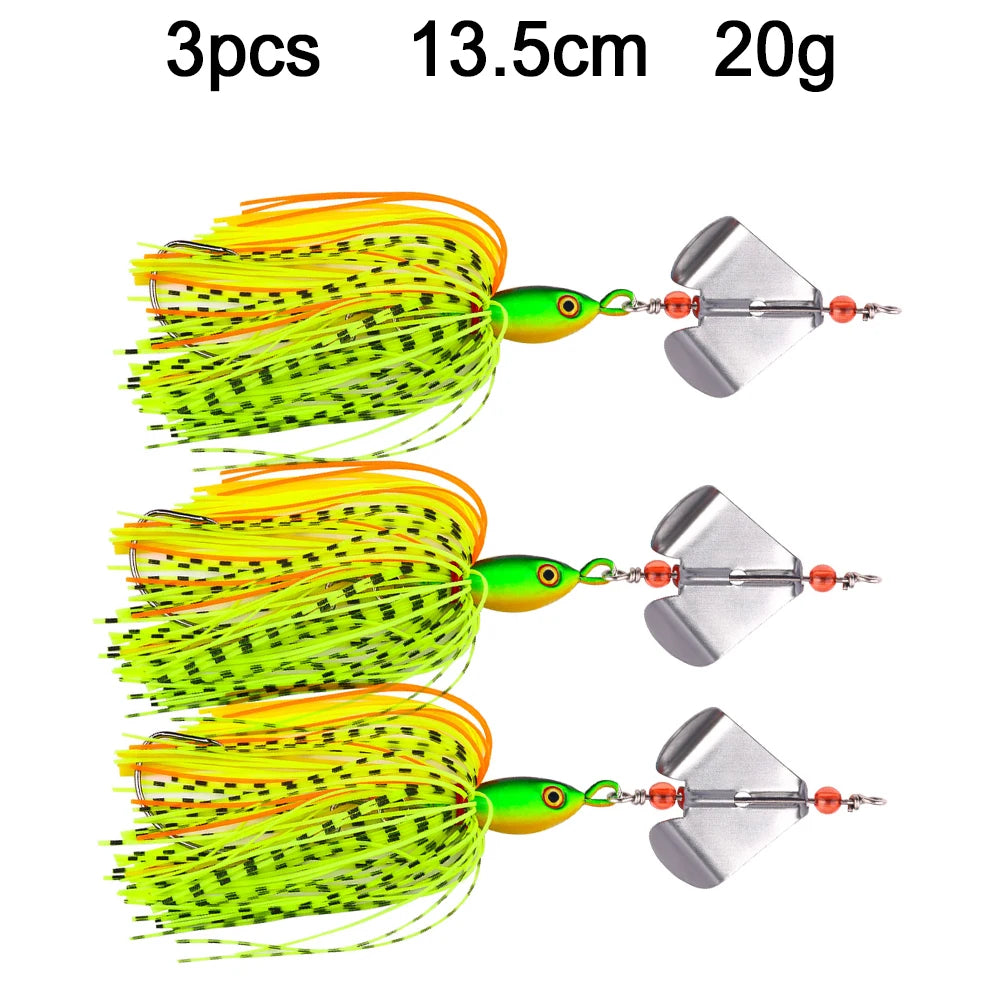 Chatter bait/ Spinner bait for bass pike walleye 10+ colors 14cm/20g