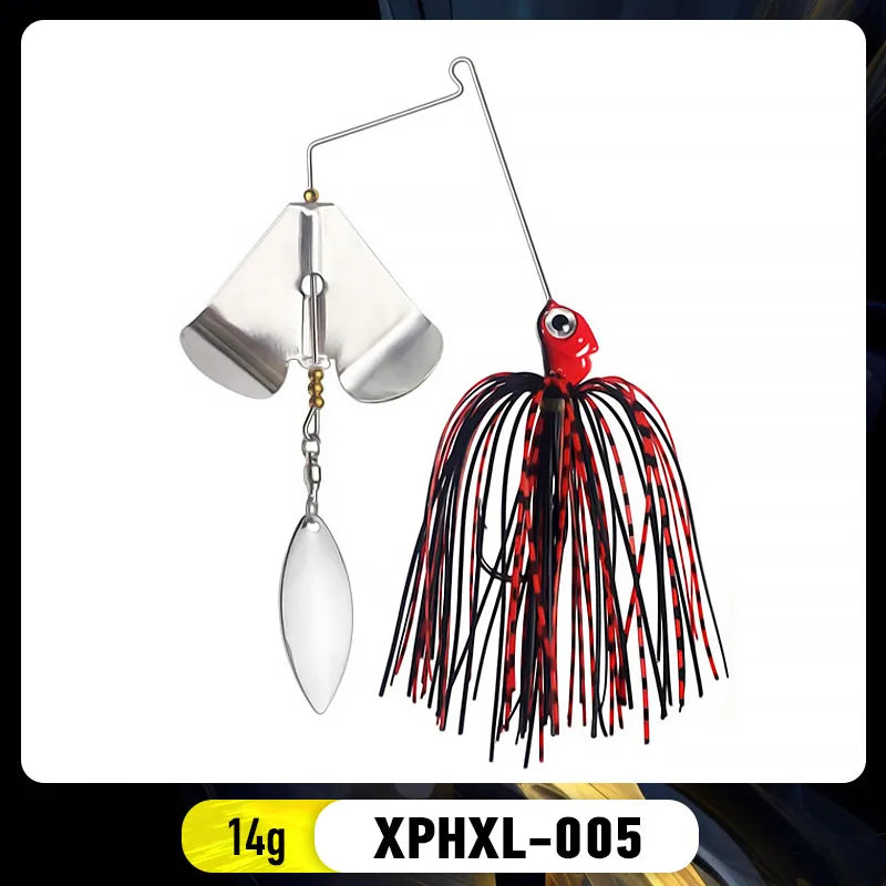 Bazooka Spinnerbait 30+ colors/ variants  13g 18g Fishing Lure, Metal Buzzbait Swimbait For Bass, Pike