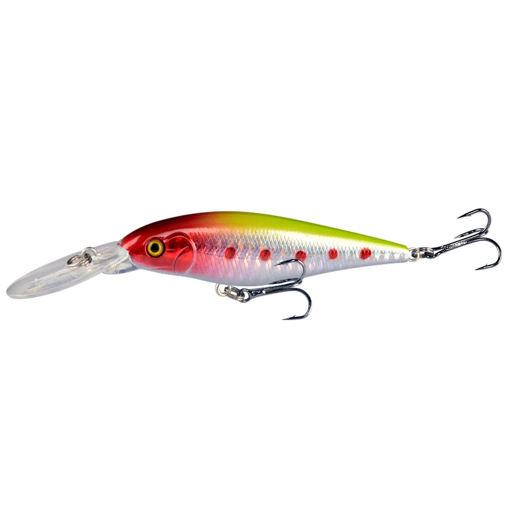 LINGYUE Crankbait Fishing lure Bass, Pike Bait 10+ variants 11cm/10.5g Jerkbait Deep Swim Artificial lure