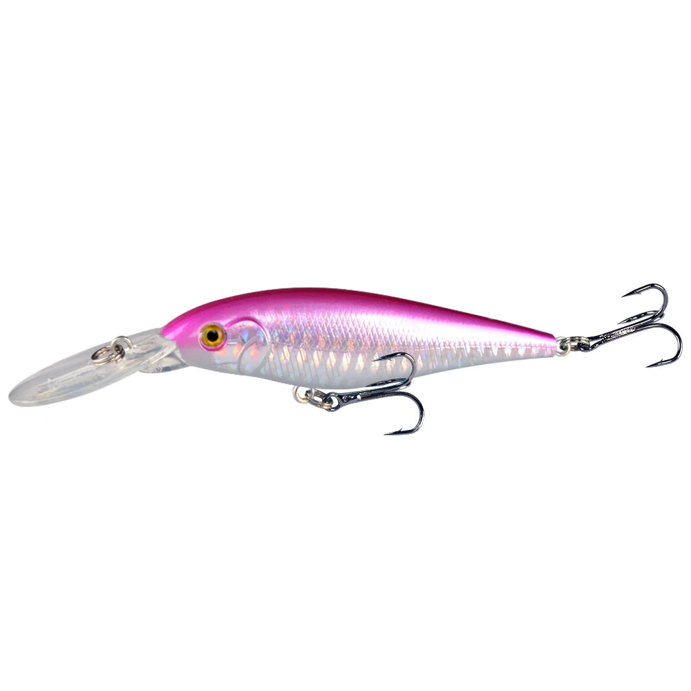 LINGYUE Crankbait Fishing lure Bass, Pike Bait 10+ variants 11cm/10.5g Jerkbait Deep Swim Artificial lure