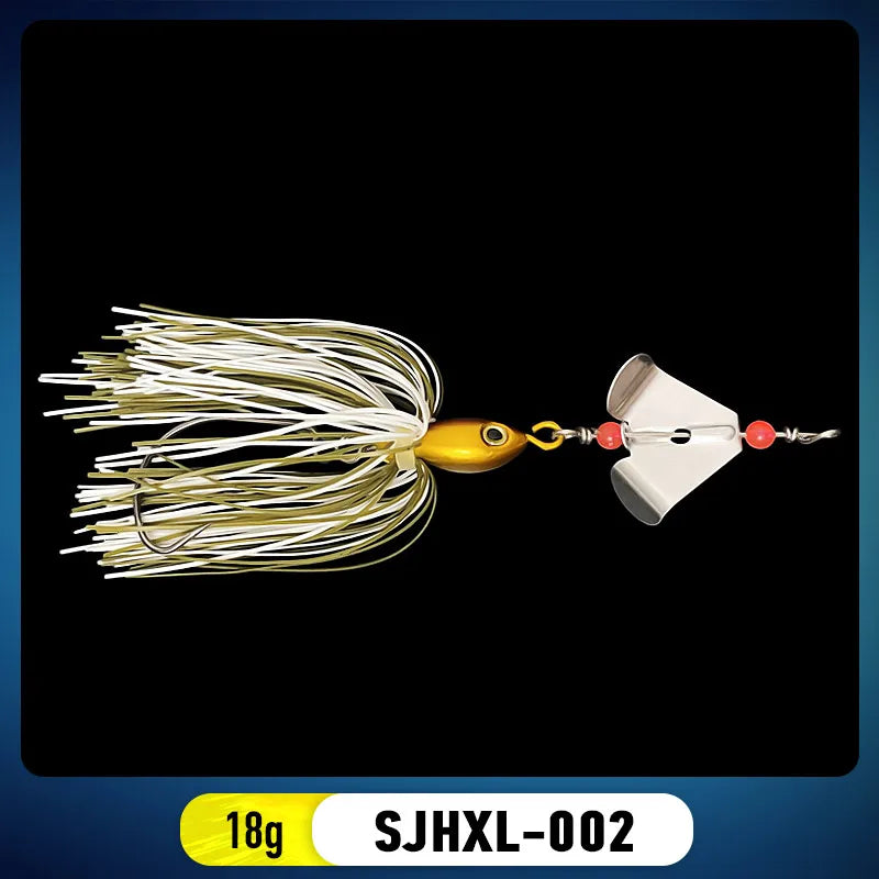 Bazooka Spinnerbait 30+ colors/ variants  13g 18g Fishing Lure, Metal Buzzbait Swimbait For Bass, Pike