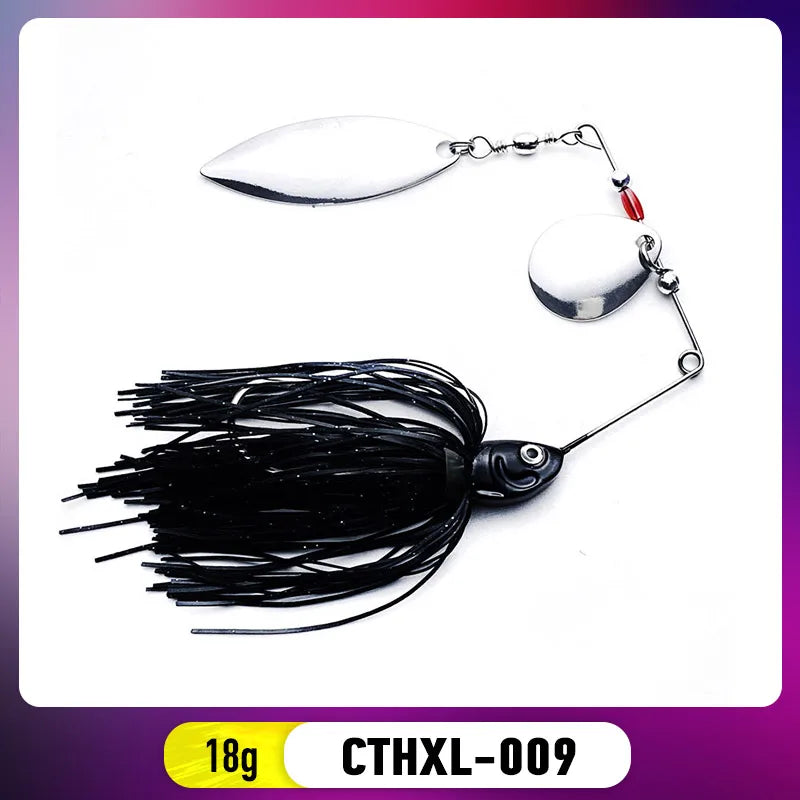 Bazooka Spinnerbait 30+ colors/ variants  13g 18g Fishing Lure, Metal Buzzbait Swimbait For Bass, Pike