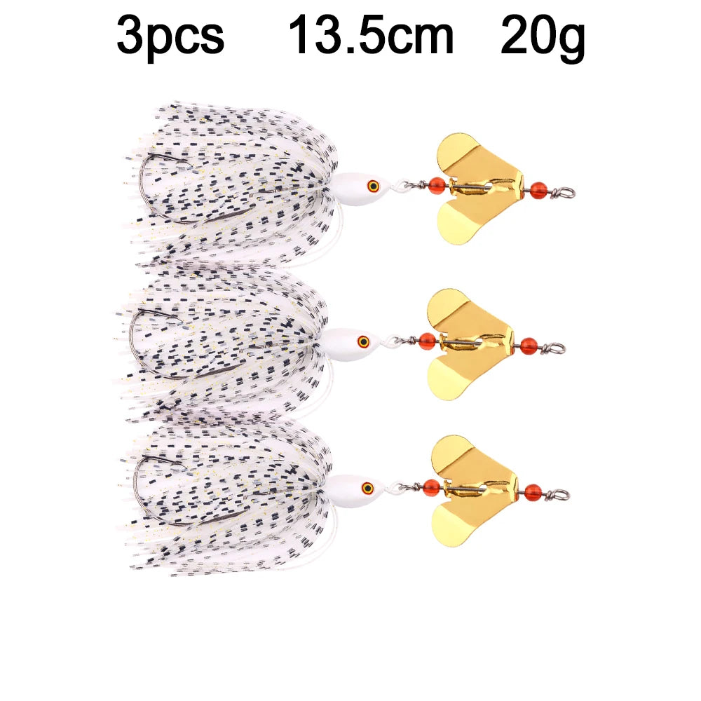Chatter bait/ Spinner bait for bass pike walleye 10+ colors 14cm/20g