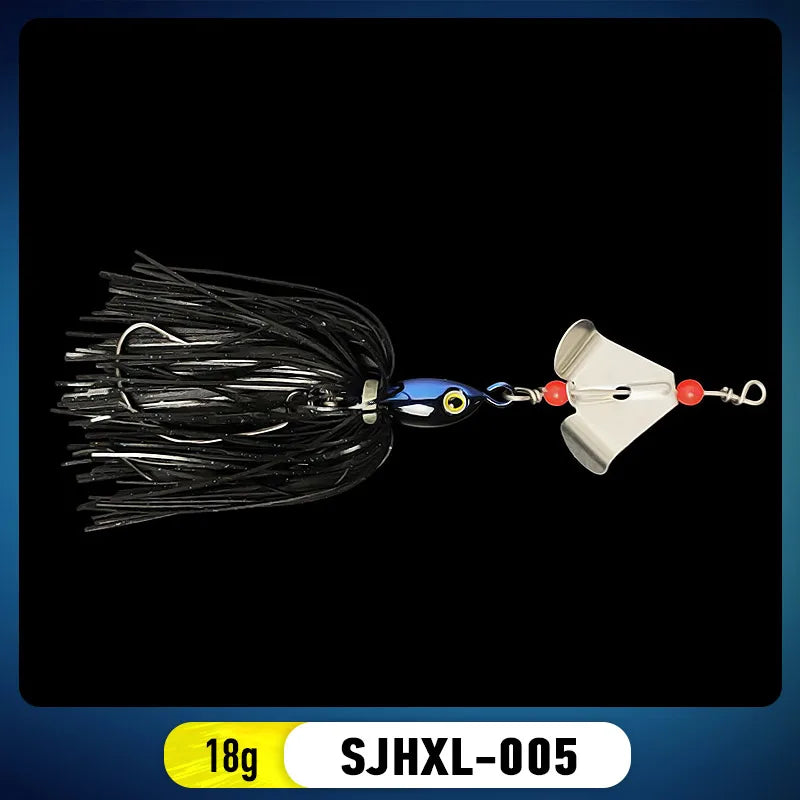 Bazooka Spinnerbait 30+ colors/ variants  13g 18g Fishing Lure, Metal Buzzbait Swimbait For Bass, Pike
