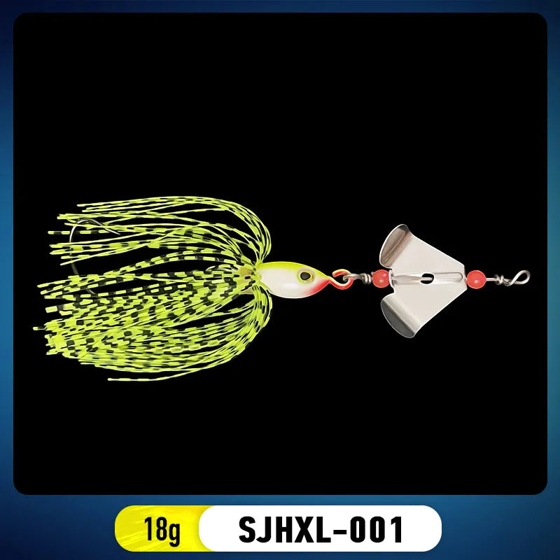 Bazooka Spinnerbait 30+ colors/ variants  13g 18g Fishing Lure, Metal Buzzbait Swimbait For Bass, Pike