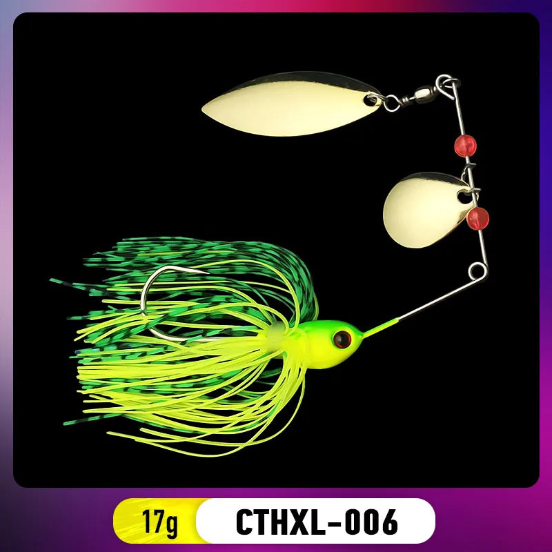 Bazooka Spinnerbait 30+ colors/ variants  13g 18g Fishing Lure, Metal Buzzbait Swimbait For Bass, Pike