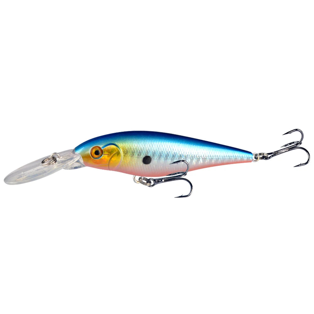 LINGYUE Crankbait Fishing lure Bass, Pike Bait 10+ variants 11cm/10.5g Jerkbait Deep Swim Artificial lure