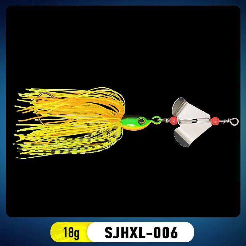 Bazooka Spinnerbait 30+ colors/ variants  13g 18g Fishing Lure, Metal Buzzbait Swimbait For Bass, Pike