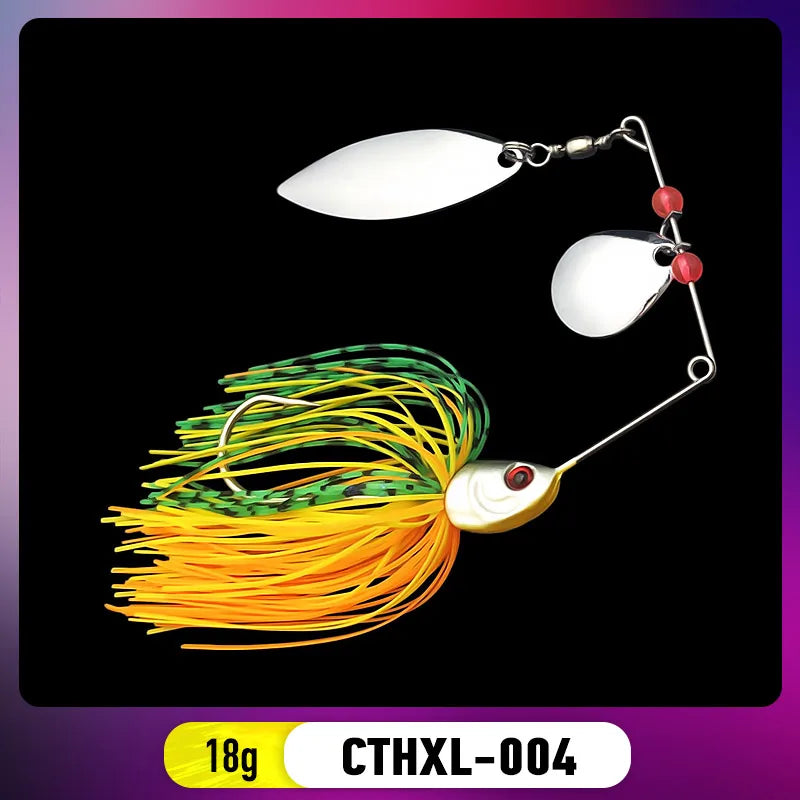 Bazooka Spinnerbait 30+ colors/ variants  13g 18g Fishing Lure, Metal Buzzbait Swimbait For Bass, Pike