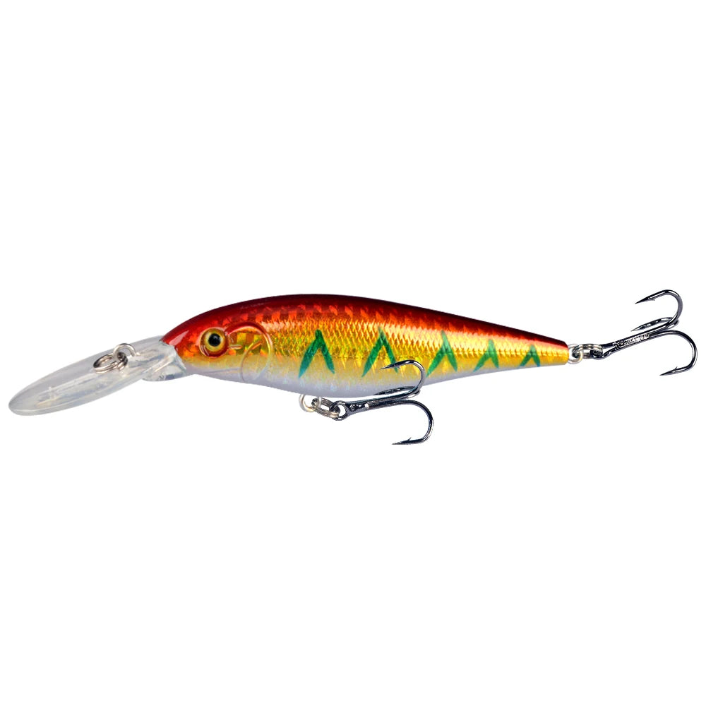 LINGYUE Crankbait Fishing lure Bass, Pike Bait 10+ variants 11cm/10.5g Jerkbait Deep Swim Artificial lure