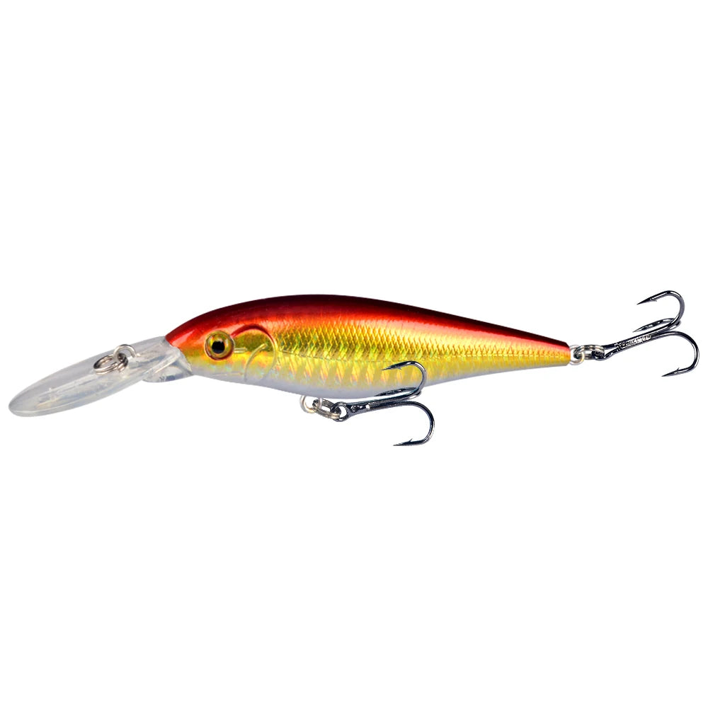 LINGYUE Crankbait Fishing lure Bass, Pike Bait 10+ variants 11cm/10.5g Jerkbait Deep Swim Artificial lure