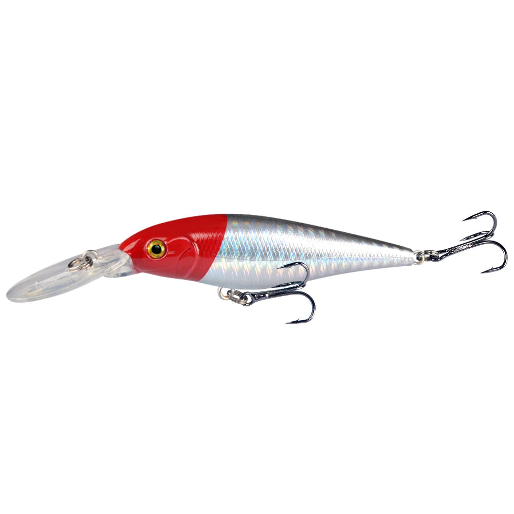 LINGYUE Crankbait Fishing lure Bass, Pike Bait 10+ variants 11cm/10.5g Jerkbait Deep Swim Artificial lure