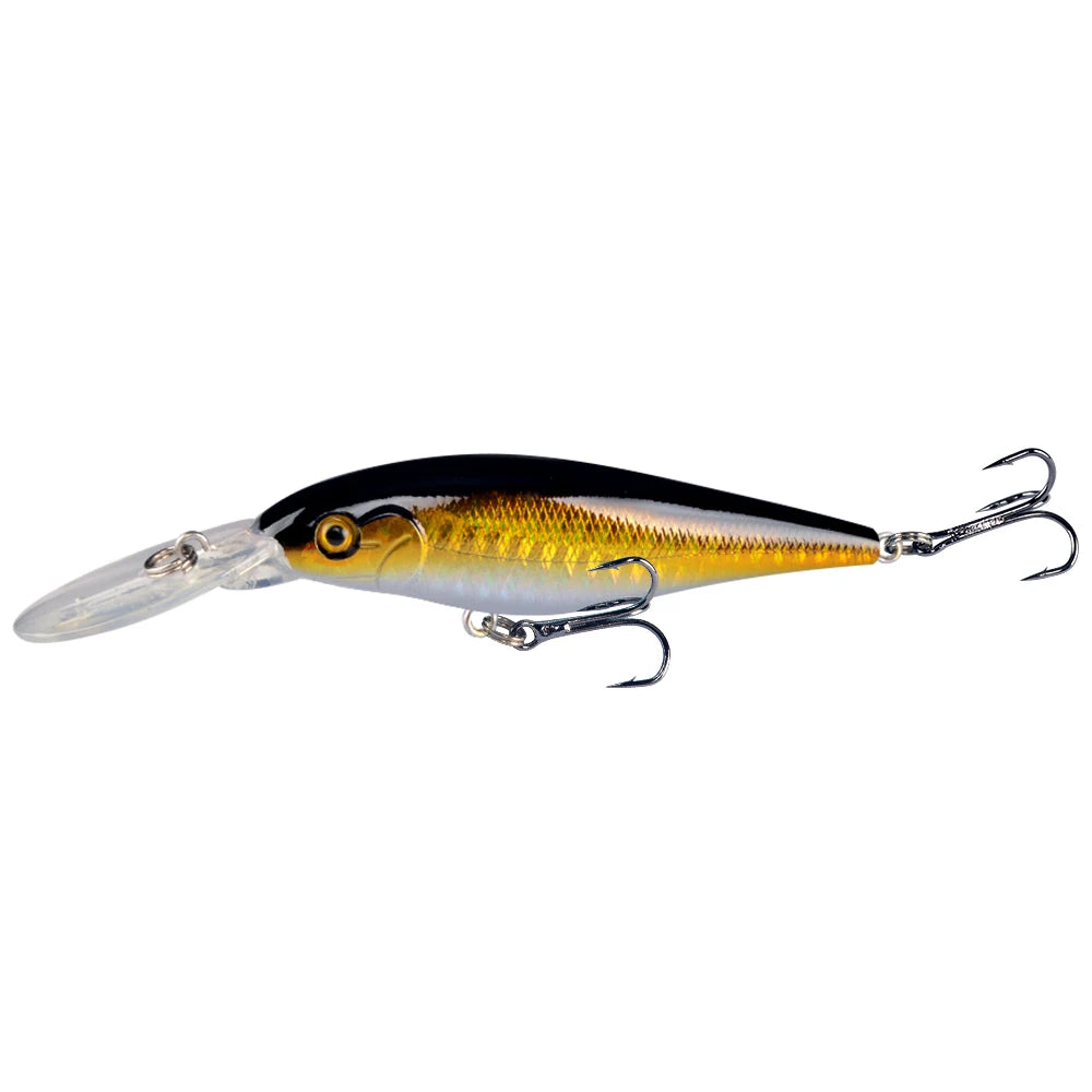 LINGYUE Crankbait Fishing lure Bass, Pike Bait 10+ variants 11cm/10.5g Jerkbait Deep Swim Artificial lure