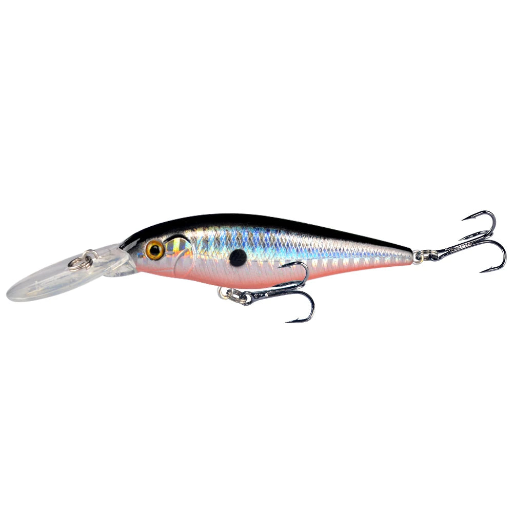 LINGYUE Crankbait Fishing lure Bass, Pike Bait 10+ variants 11cm/10.5g Jerkbait Deep Swim Artificial lure