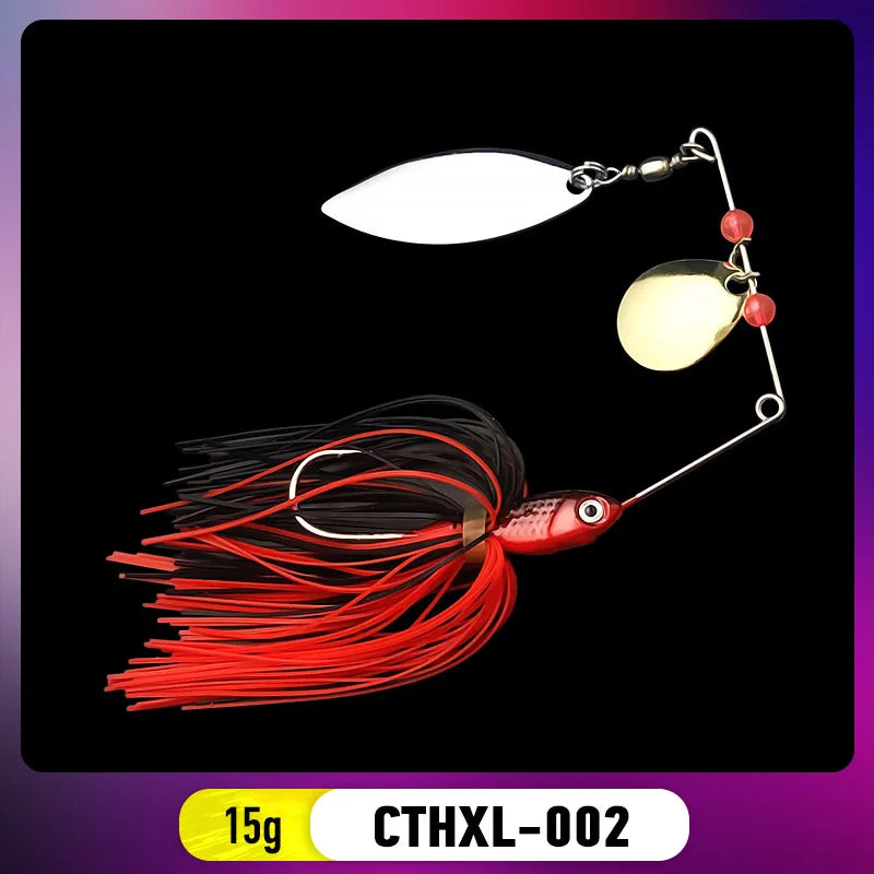 Bazooka Spinnerbait 30+ colors/ variants  13g 18g Fishing Lure, Metal Buzzbait Swimbait For Bass, Pike
