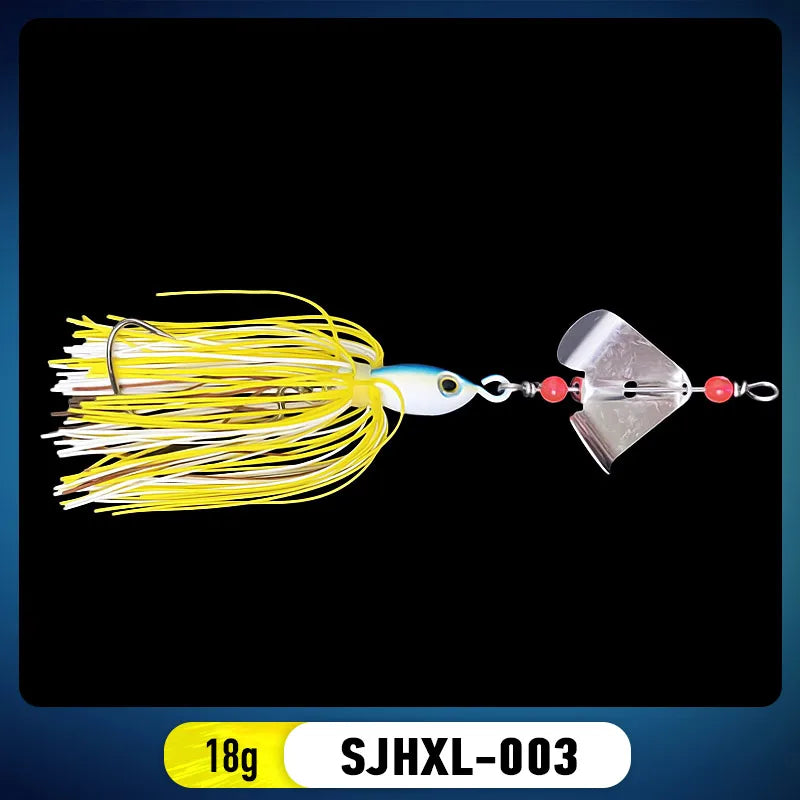Bazooka Spinnerbait 30+ colors/ variants  13g 18g Fishing Lure, Metal Buzzbait Swimbait For Bass, Pike
