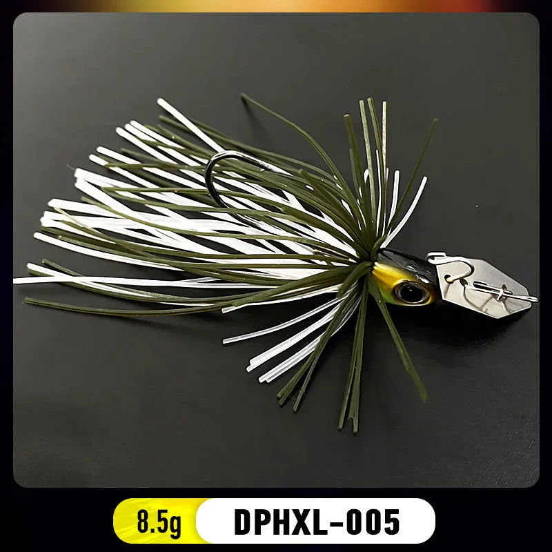 Bazooka Spinnerbait 30+ colors/ variants  13g 18g Fishing Lure, Metal Buzzbait Swimbait For Bass, Pike
